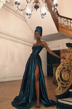 A-Line Long Prom Dresses Formal Evening Gowns 6011183