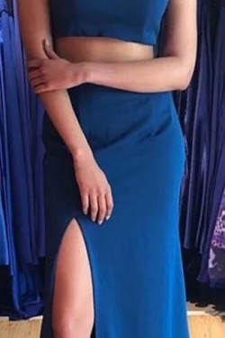 Two Pieces Sweetheart Long Prom Dresses Formal Evening Gowns 6011185