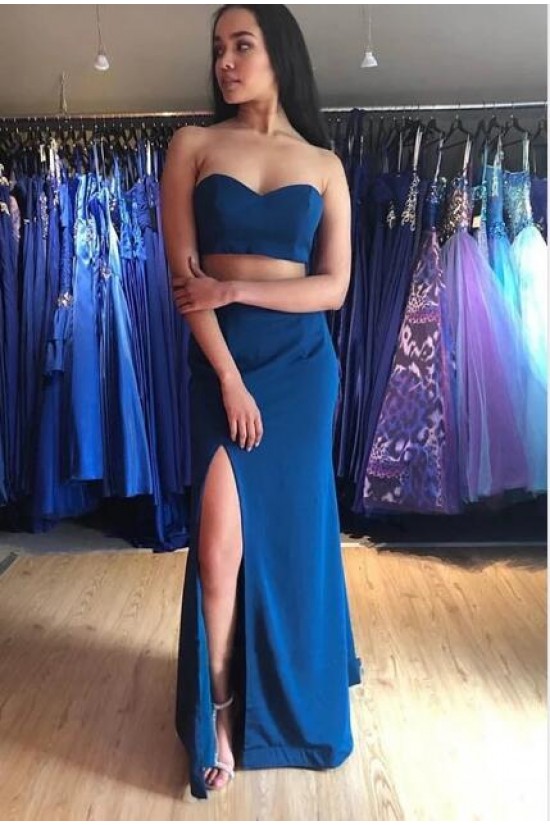Two Pieces Sweetheart Long Prom Dresses Formal Evening Gowns 6011185 Two Pieces Sweetheart Long Prom Dresses Formal Evening Gowns 6011185