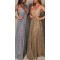 A-Line Sequins V-Neck Long Prom Dresses Formal Evening Gowns 6011190