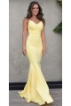 Mermaid Long Yellow Prom Dresses Formal Evening Gowns 6011195 Mermaid Long Yellow Prom Dresses Formal Evening Gowns 6011195
