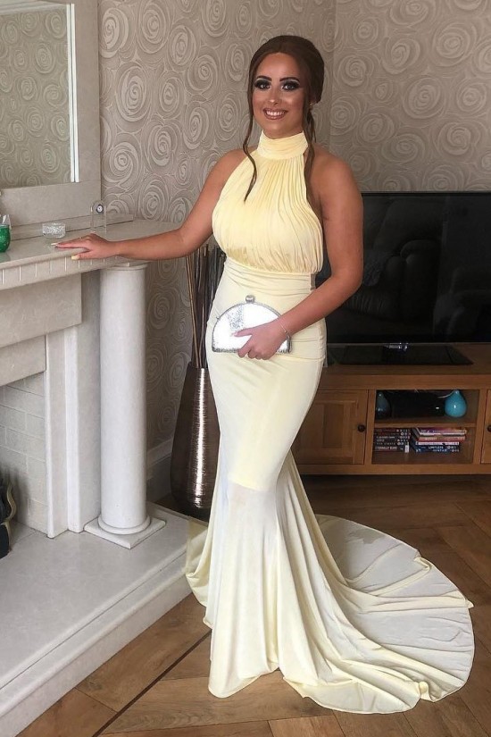 Mermaid Halter Long Prom Dresses Formal Evening Gowns 6011200 Mermaid Halter Long Prom Dresses Formal Evening Gowns 6011200