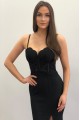 Long Black Lace Mermaid Prom Dresses Formal Evening Gowns 6011205