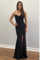 Long Black Lace Mermaid Prom Dresses Formal Evening Gowns 6011205