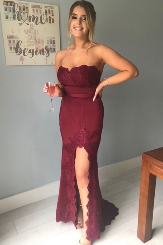 Mermaid Lace Long Prom Dresses Formal Evening Gowns 6011206 Mermaid Lace Long Prom Dresses Formal Evening Gowns 6011206