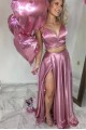 A-Line Two Pieces Long Prom Dresses Formal Evening Gowns 6011217 A-Line Two Pieces Long Prom Dresses Formal Evening Gowns 6011217