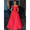 A-Line Off-the-Shoulder Long Prom Dresses Formal Evening Gowns 6011239