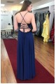A-Line Beaded Lace Chiffon Long Prom Dresses Formal Evening Gowns 6011243 A-Line Beaded Lace Chiffon Long Prom Dresses Formal Evening Gowns 6011243
