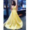 A-Line Beaded Long Prom Dresses Formal Evening Gowns 6011244