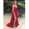 A-Line V-Neck Backless Long Prom Dresses Formal Evening Gowns 6011246