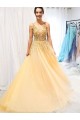 A-Line Beaded Tulle Long Prom Dresses Formal Evening Gowns 6011250 A-Line Beaded Tulle Long Prom Dresses Formal Evening Gowns 6011250