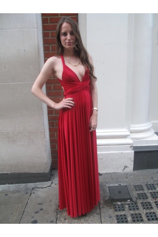 Long Red Chiffon Prom Dresses Formal Evening Gowns 6011253 Long Red Chiffon Prom Dresses Formal Evening Gowns 6011253