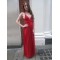 Long Red Chiffon Prom Dresses Formal Evening Gowns 6011253