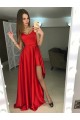 A-Line Asymmetrical Long Red Prom Dresses Formal Evening Gowns 6011263 A-Line Asymmetrical Long Red Prom Dresses Formal Evening Gowns 6011263