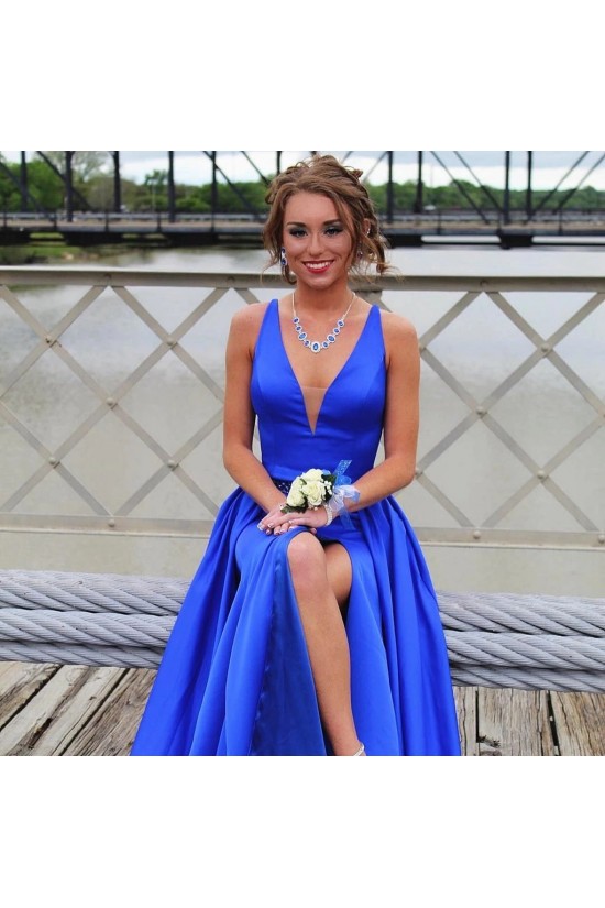 A-Line Beaded Long Prom Dresses Formal Evening Gowns 6011272 A-Line Beaded Long Prom Dresses Formal Evening Gowns 6011272