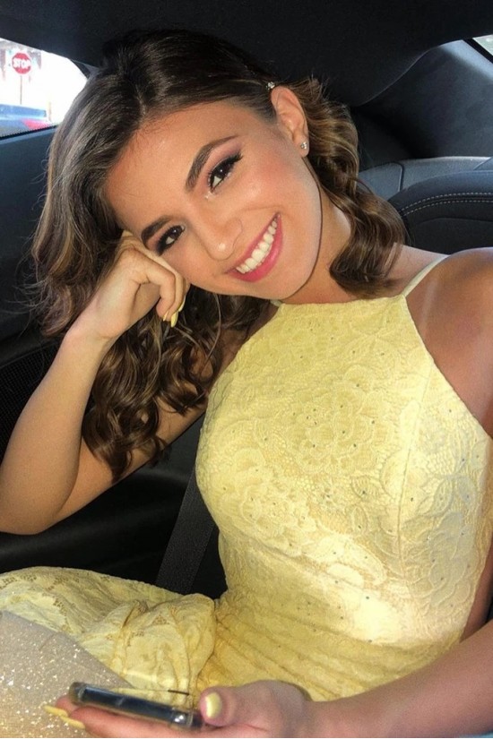 Long Yellow Lace Mermaid Backless Prom Dresses Formal Evening Gowns 6011280