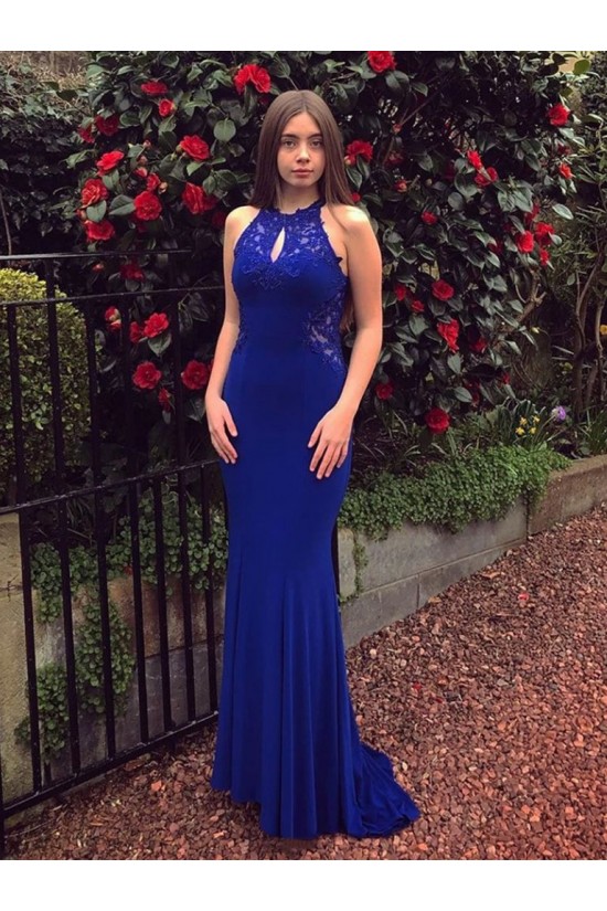 Mermaid Long Lace Royal Blue Prom Dresses Formal Evening Gowns 6011281 Mermaid Long Lace Royal Blue Prom Dresses Formal Evening Gowns 6011281