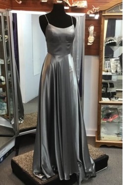 A-Line Simple Long Prom Dresses Formal Evening Gowns 6011293