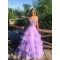 A-Line Beaded Lace Appliques Two Pieces Long Prom Dresses Formal Evening Gowns 6011303