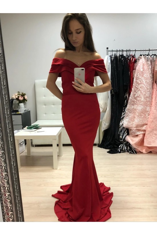Mermaid Off-the-Shoulder Long Prom Dresses Formal Evening Gowns 6011304 Mermaid Off-the-Shoulder Long Prom Dresses Formal Evening Gowns 6011304