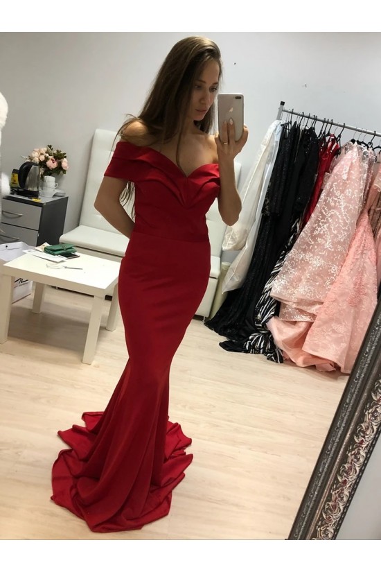 Mermaid Off-the-Shoulder Long Prom Dresses Formal Evening Gowns 6011304 Mermaid Off-the-Shoulder Long Prom Dresses Formal Evening Gowns 6011304