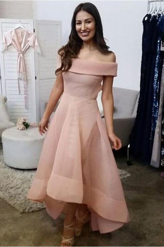 High Low Off-the-Shoulder Prom Dresses Formal Evening Gowns 6011307 High Low Off-the-Shoulder Prom Dresses Formal Evening Gowns 6011307