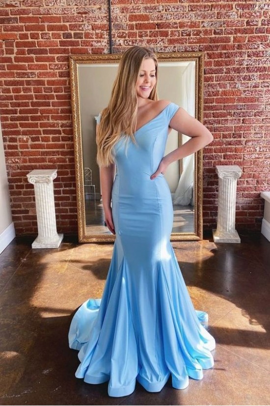 Mermaid Off-the-Shoulder Long Prom Dresses Formal Evening Gowns 6011308 Mermaid Off-the-Shoulder Long Prom Dresses Formal Evening Gowns 6011308