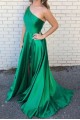 A-Line Beaded One-Shoulder Long Green Prom Dresses Formal Evening Gowns 6011315 A-Line Beaded One-Shoulder Long Green Prom Dresses Formal Evening Gowns 6011315