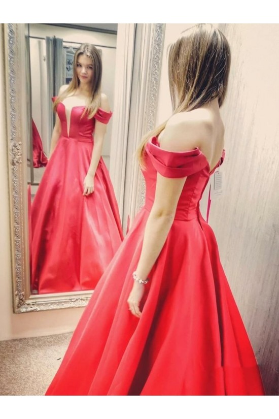 A-Line Off-the-Shoulder Long Prom Dresses Formal Evening Gowns 6011325 A-Line Off-the-Shoulder Long Prom Dresses Formal Evening Gowns 6011325