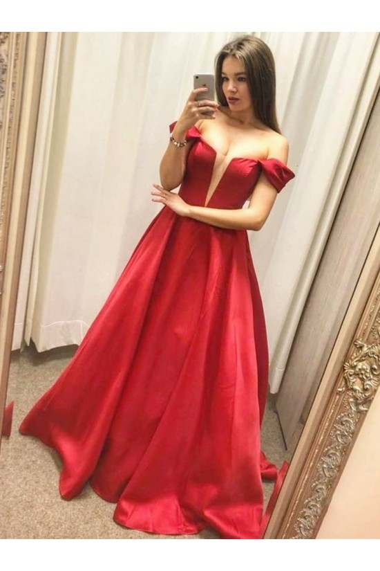 A-Line Off-the-Shoulder Long Prom Dresses Formal Evening Gowns 6011325 A-Line Off-the-Shoulder Long Prom Dresses Formal Evening Gowns 6011325