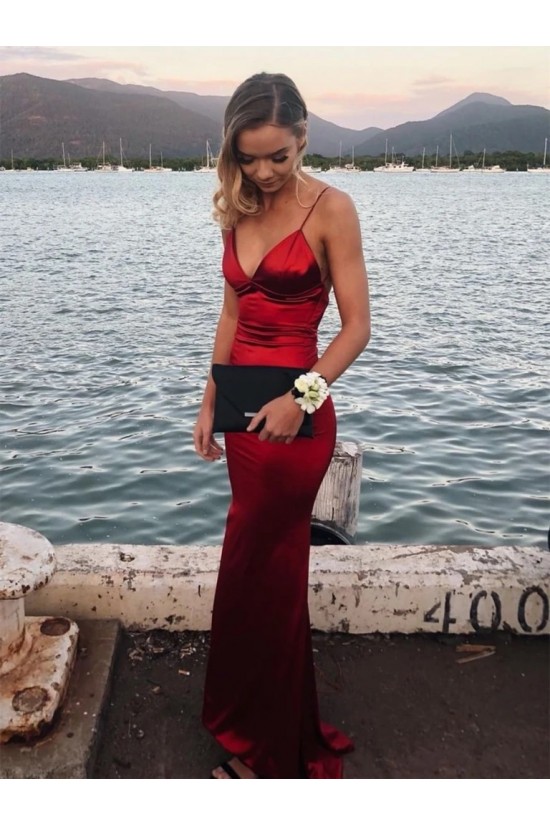 Mermaid V-Neck Long Prom Dresses Formal Evening Gowns 6011329 Mermaid V-Neck Long Prom Dresses Formal Evening Gowns 6011329
