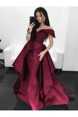 Mermaid Off-the-Shoulder Long Prom Dresses Formal Evening Gowns 6011336