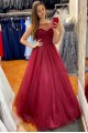 A-Line Beaded Long Prom Dresses Formal Evening Gowns 6011341 A-Line Beaded Long Prom Dresses Formal Evening Gowns 6011341