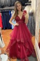 A-Line Lace Long Prom Dresses Formal Evening Gowns 6011342 A-Line Lace Long Prom Dresses Formal Evening Gowns 6011342