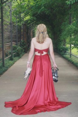 A-Line Beaded Two Pieces Long Prom Dresses Formal Evening Gowns 6011343