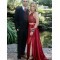 A-Line Beaded Two Pieces Long Prom Dresses Formal Evening Gowns 6011343