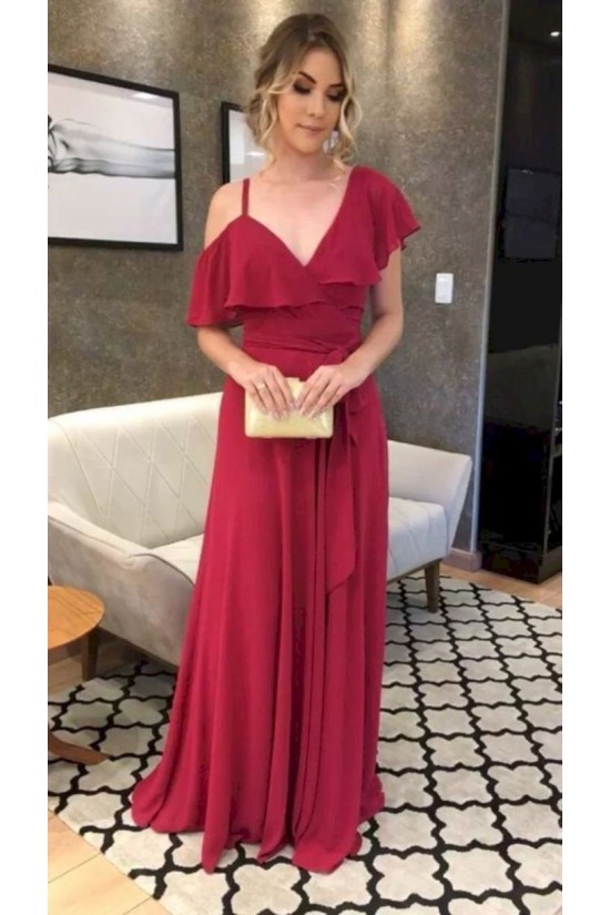 A-Line Chiffon Long Prom Dresses Formal Evening Gowns 6011347 A-Line Chiffon Long Prom Dresses Formal Evening Gowns 6011347
