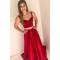 A-Line Long Red Two Pieces Prom Dresses Formal Evening Gowns 6011350
