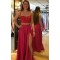 A-Line Long Two Pieces Prom Dresses Formal Evening Gowns 6011351