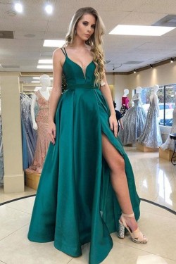 A-Line Long Prom Dresses Formal Evening Gowns 6011359