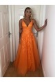 A-Line Beaded Lace Tulle Long Prom Dresses Formal Evening Gowns 6011367 A-Line Beaded Lace Tulle Long Prom Dresses Formal Evening Gowns 6011367