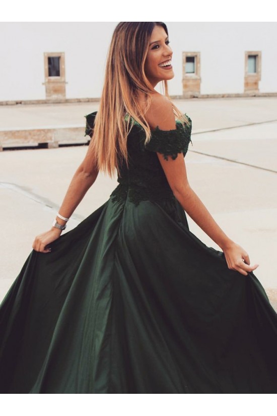 A-Line Lace Off-the-Shoulder Long Prom Dresses Formal Evening Gowns 6011368 A-Line Lace Off-the-Shoulder Long Prom Dresses Formal Evening Gowns 6011368