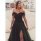 A-Line Lace Off-the-Shoulder Long Prom Dresses Formal Evening Gowns 6011368