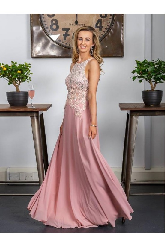A-Line Beaded Lace Long Prom Dresses Formal Evening Gowns 6011370 A-Line Beaded Lace Long Prom Dresses Formal Evening Gowns 6011370