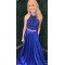 A-Line Beaded Lace Two Pieces Long Prom Dresses Formal Evening Gowns 6011376