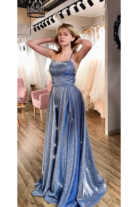 A-Line Sparkle Long Prom Dresses Formal Evening Gowns 6011378 A-Line Sparkle Long Prom Dresses Formal Evening Gowns 6011378