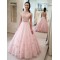 A-Line Lace Two Pieces Long Prom Dresses Formal Evening Gowns 6011391