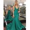 Mermaid Sequins Long Green Prom Dresses Formal Evening Gowns 6011397