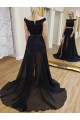A-Line Two Pieces Beaded Long Prom Dresses Formal Evening Gowns 6011399 A-Line Two Pieces Beaded Long Prom Dresses Formal Evening Gowns 6011399
