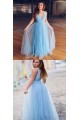 A-Line Sequins Tulle Long Prom Dresses Formal Evening Gowns 6011402 A-Line Sequins Tulle Long Prom Dresses Formal Evening Gowns 6011402